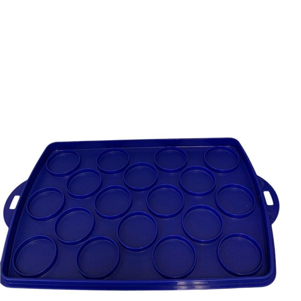 Tupperware Rectangular Cake/Cupcake Taker in Tokyo Blue - Picture 3 of 5